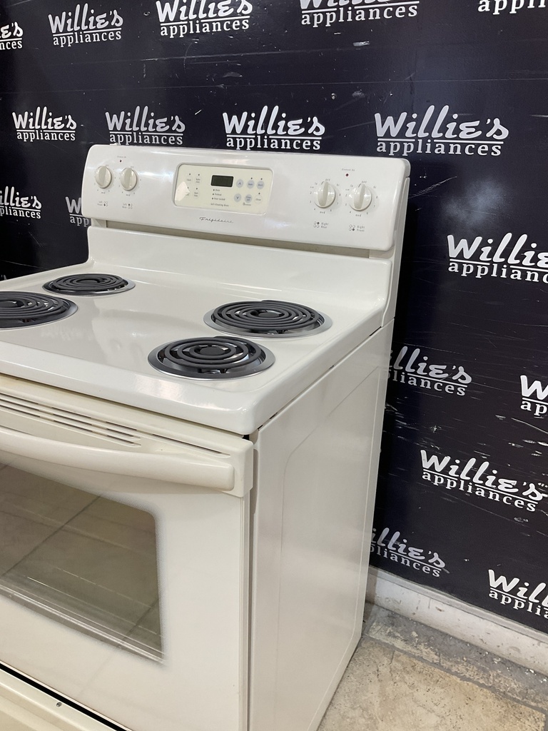 Frigidaire Used Electric Stove 220volts (40/50 AMP) 30inches {no cord} (Bisque) 