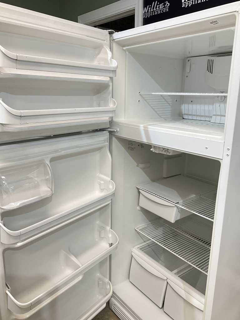 Frigidaire Used Refrigerator Top and Bottom 30x66 (White) 