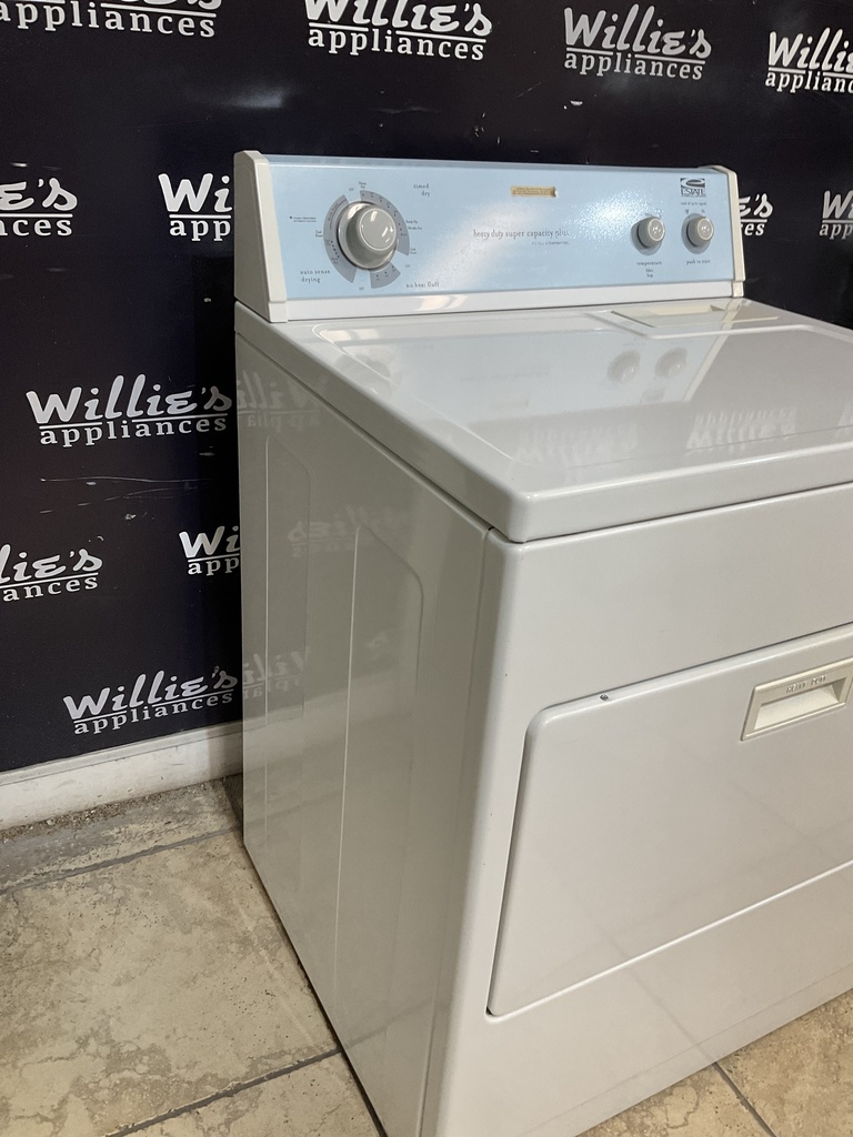 Estate Used Electric Dryer 29inches  {no cord} (White) 