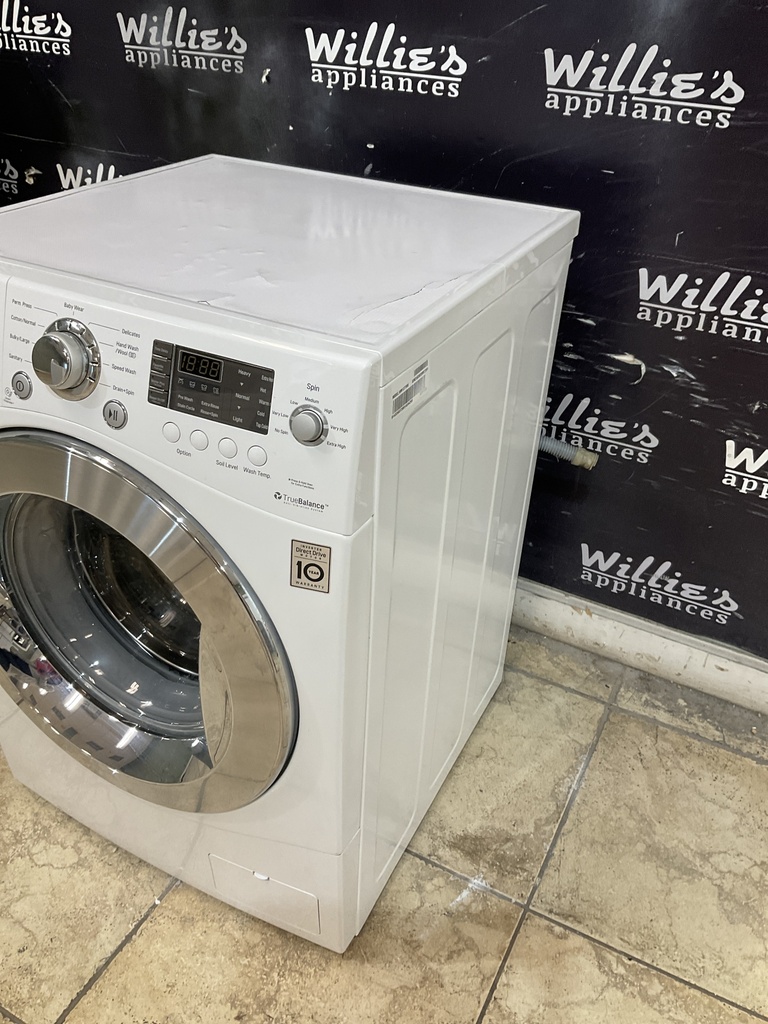 Lg Used Washer Front-load 23 1/2” (White) 