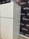 Whirlpool Used Refrigerator Top and Bottom 28x63 (White) 