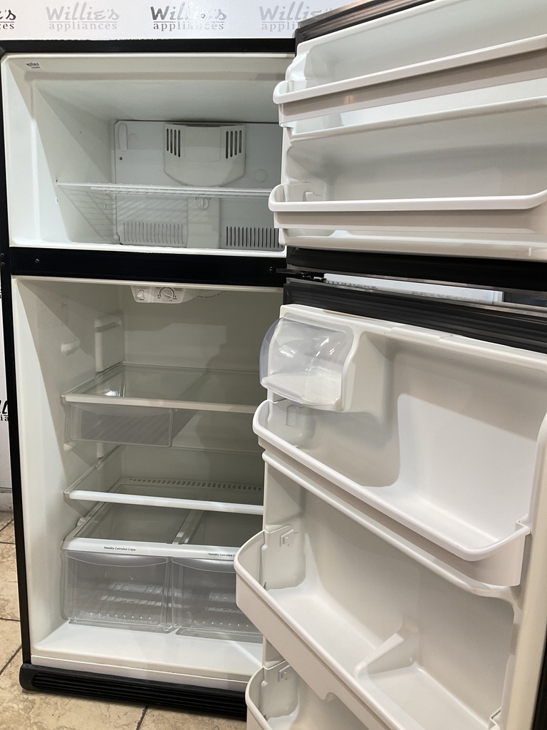 Kenmore Used Refrigerator Top and Bottom 30x66 (Stainless Steel) 