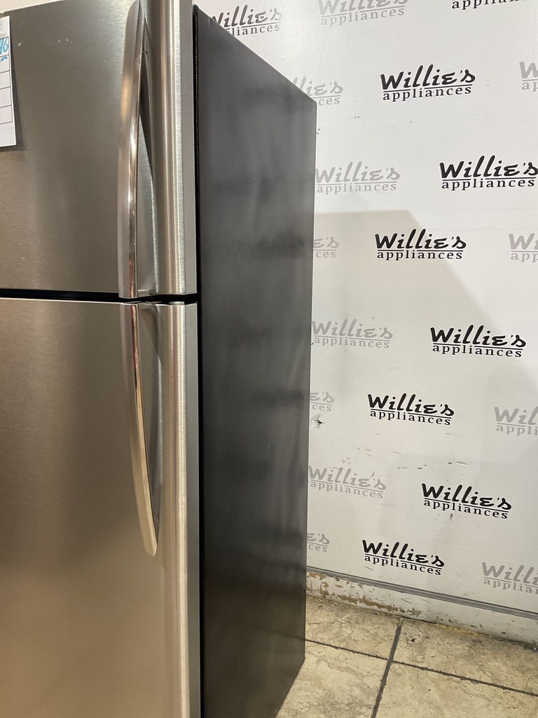 Frigidaire Used Refrigerator Top and Bottom 30x66 (Stainless Steel) 