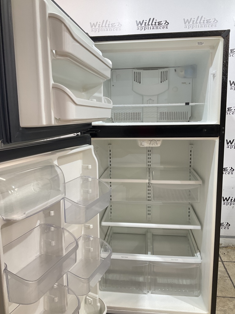 Frigidaire Used Refrigerator Top and Bottom 30x66 (Stainless Steel) 