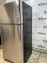 Frigidaire Used Refrigerator Top and Bottom 30x66 (Stainless Steel) 
