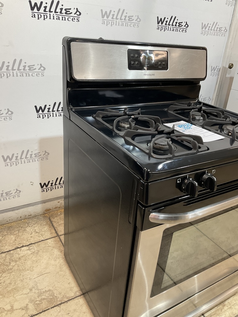 Frigidaire Used Natural Gas Stove 30inches (Stainless Steel)
