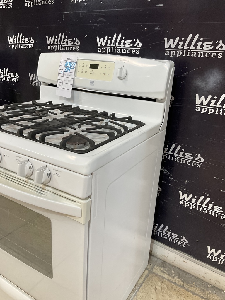 Kenmore Used Natural Gas Stove 30inches (White) 