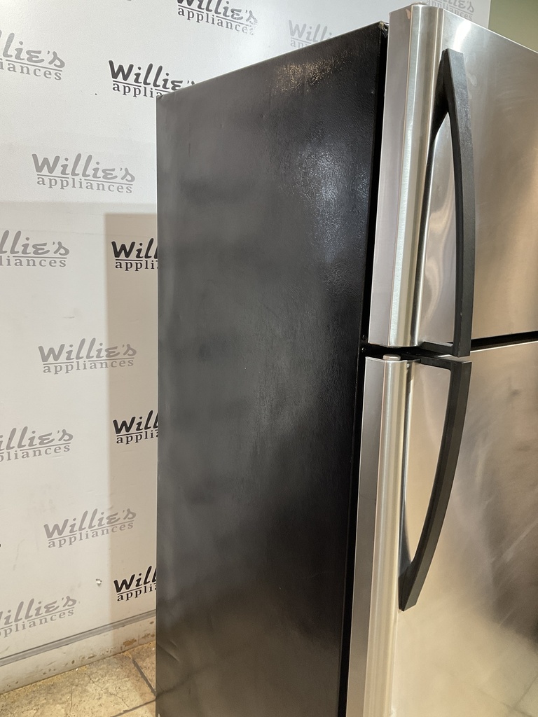 Frigidaire Used Refrigerator Top and Bottom 30x66 (Stainless Steel) 