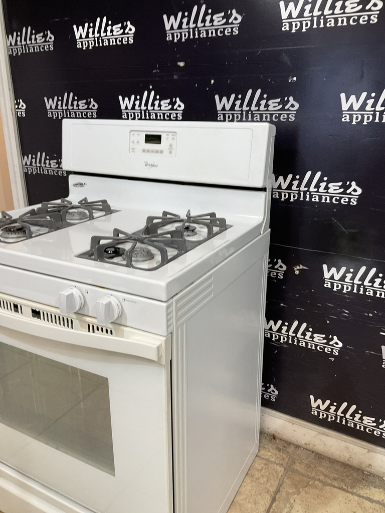 Whirlpool Used Natural Gas Stove 30inches (White) 