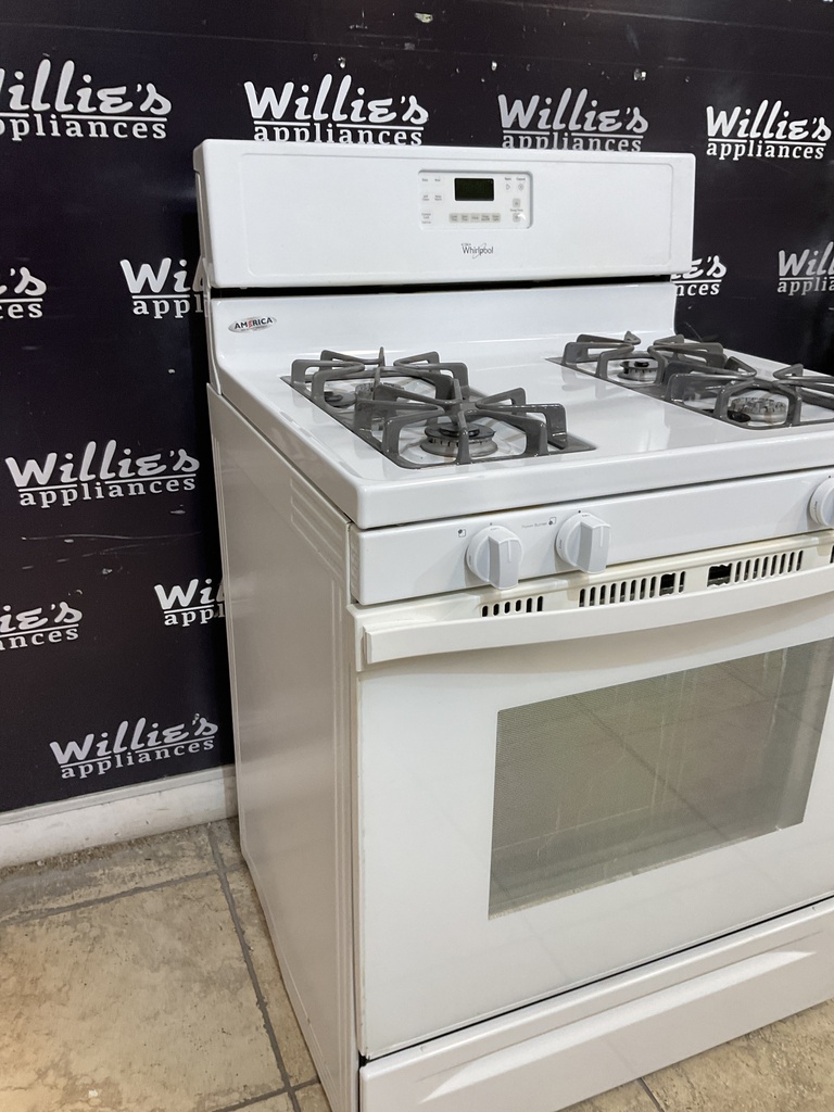 Whirlpool Used Natural Gas Stove 30inches (White) 