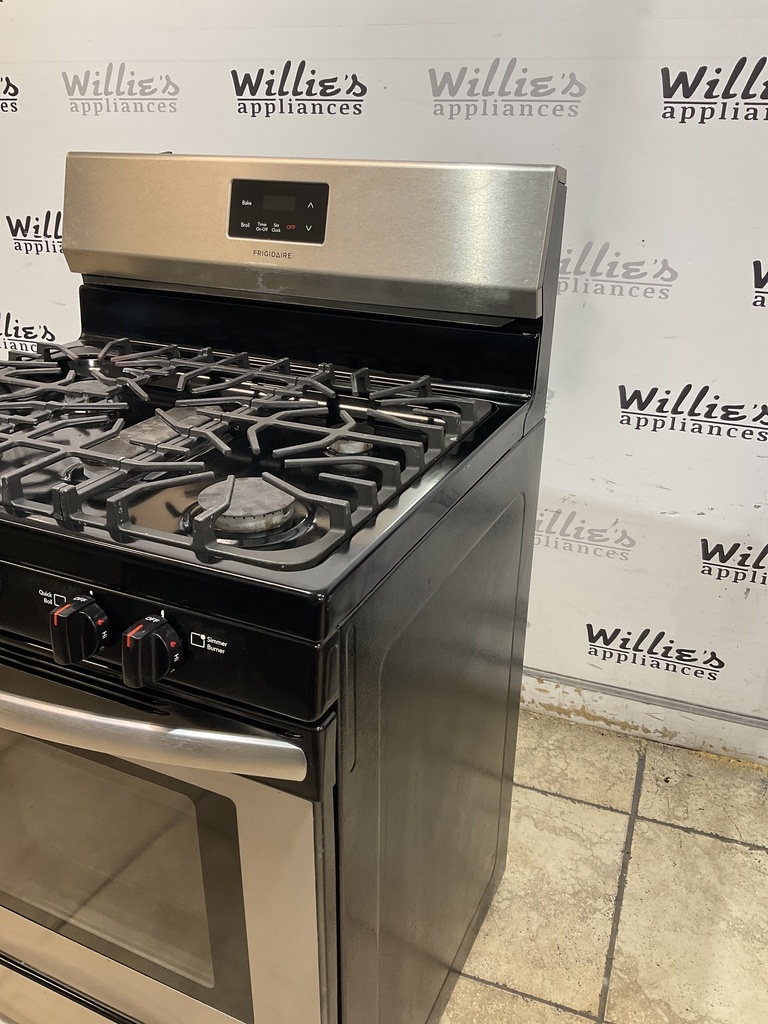 Frigidaire Used Natural Gas Stove 30inches (Stainless Steel) 