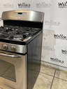 Ge Used Natural Gas Stove Double Oven 30inches (Stainless Steel) 