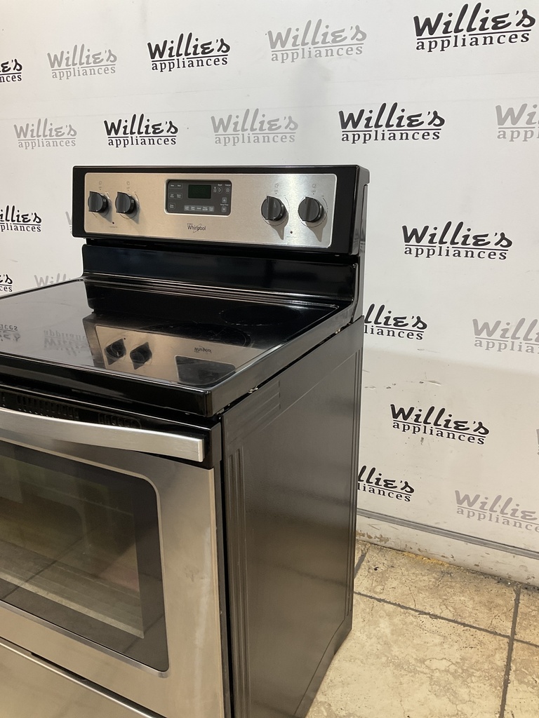 Whirlpool Used Electric Stove 30inches {3 prong} 
