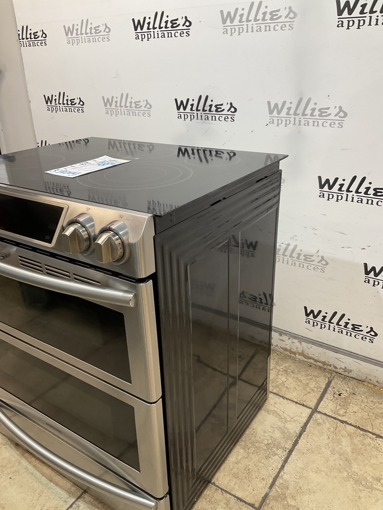 Samsung Used Electric Stove Double Oven 30inches {3 prong} 