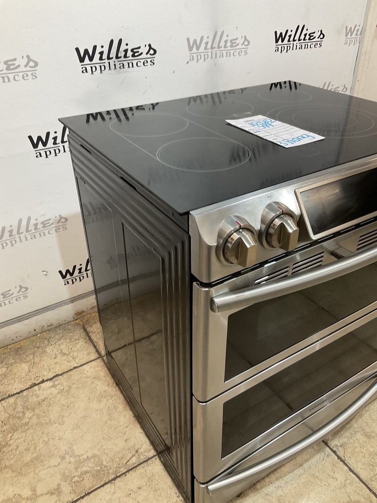 Samsung Used Electric Stove Double Oven 30inches {3 prong} 
