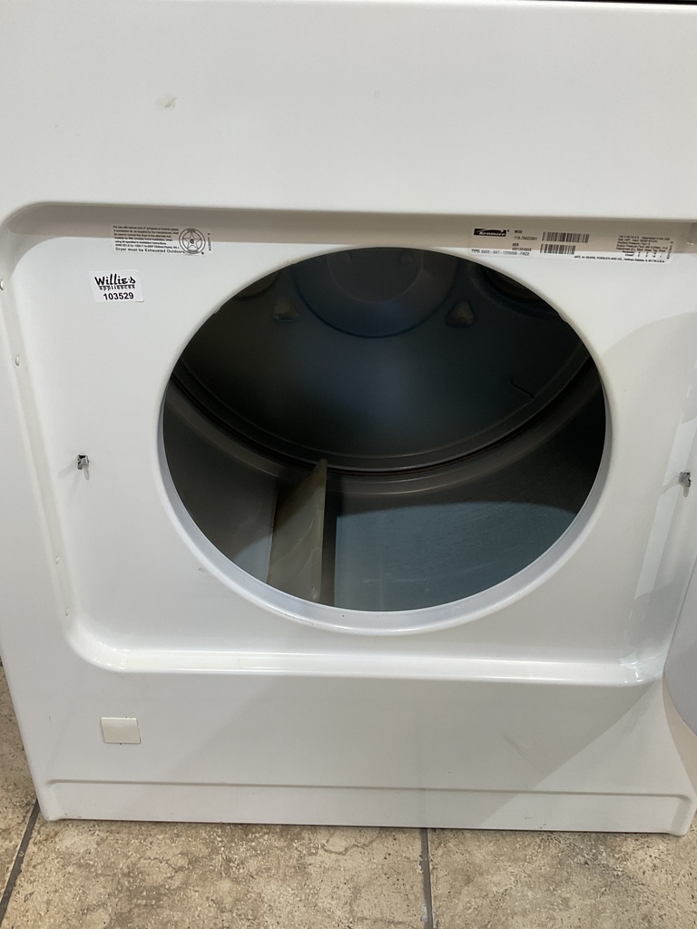 Kenmore Used Natural Gas Dryer 29inches (White) 