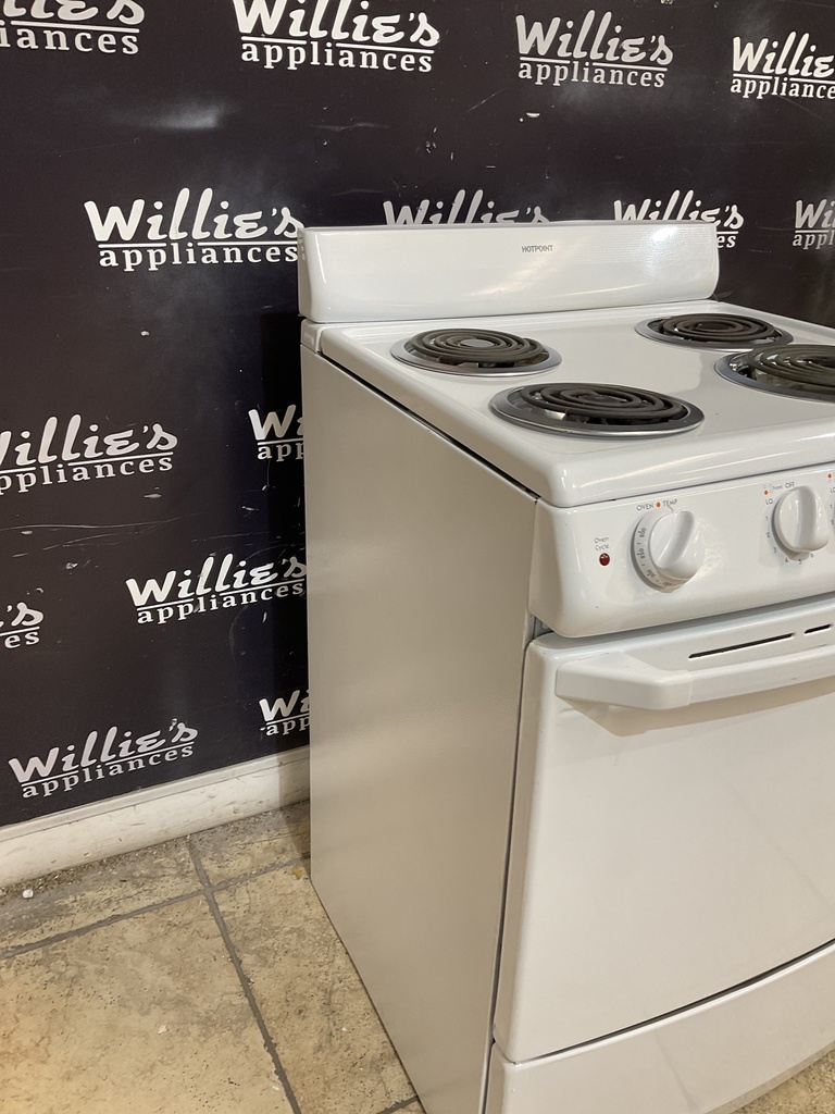Hotpoint Used Electric Stove 24inches {4 prong} 