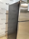 Ge Used Refrigerator Top and Bottom 30x67 (Stainless Steel) 