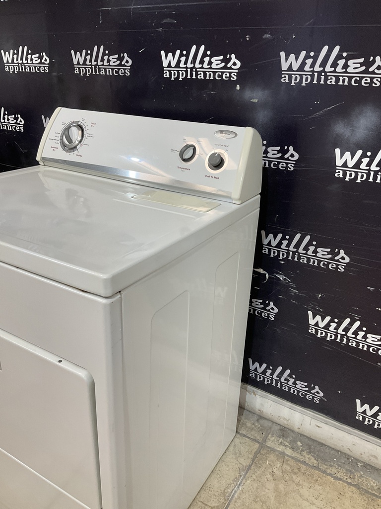 Whirlpool Used Electric Dryer 220volts (30 AMP) 29inches {4 prong} (White) 