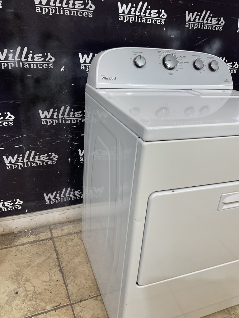 Whirlpool Used Electric Dryer 220volts (30 AMP) 29inches {3 prong} (White) 