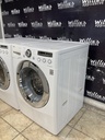 Lg Used Electric Set Front-load Washer/Dryer 220volts (30 AMP) 27inches {3 prong} (White) 