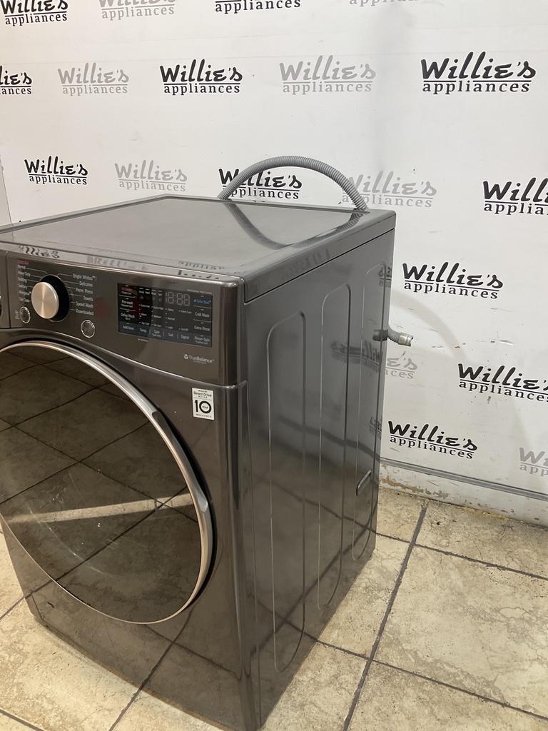 Lg Used Washer Front-load 27inches (Black Stainless) 