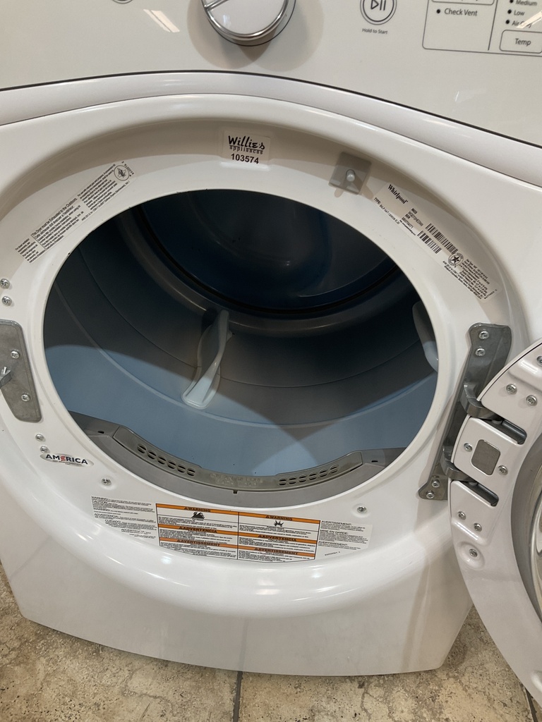 Whirlpool Used Natural Gas Dryer 27inches (White) 