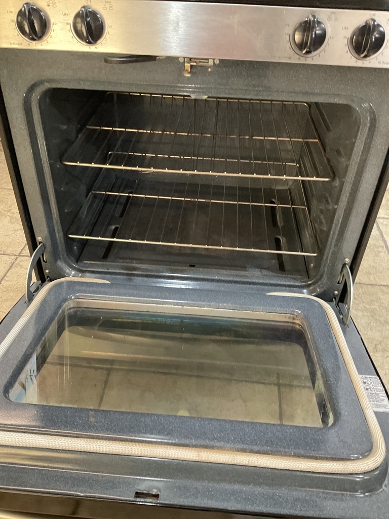 Ge Used Natural Gas Stove 30inches (Stainless Steel) 