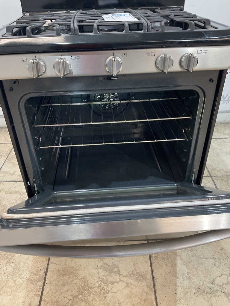 Frigidaire Used Natural Gas Stove 30inches (Stainless Steel) 