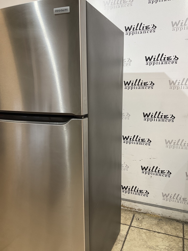 Frigidaire Used Refrigerator Top and Bottom 30x66 (Stainless Steel) 