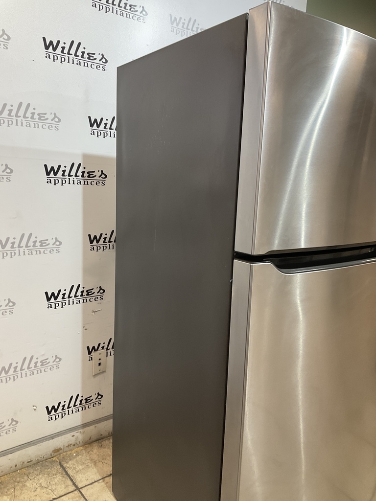 Frigidaire Used Refrigerator Top and Bottom 30x66 (Stainless Steel) 