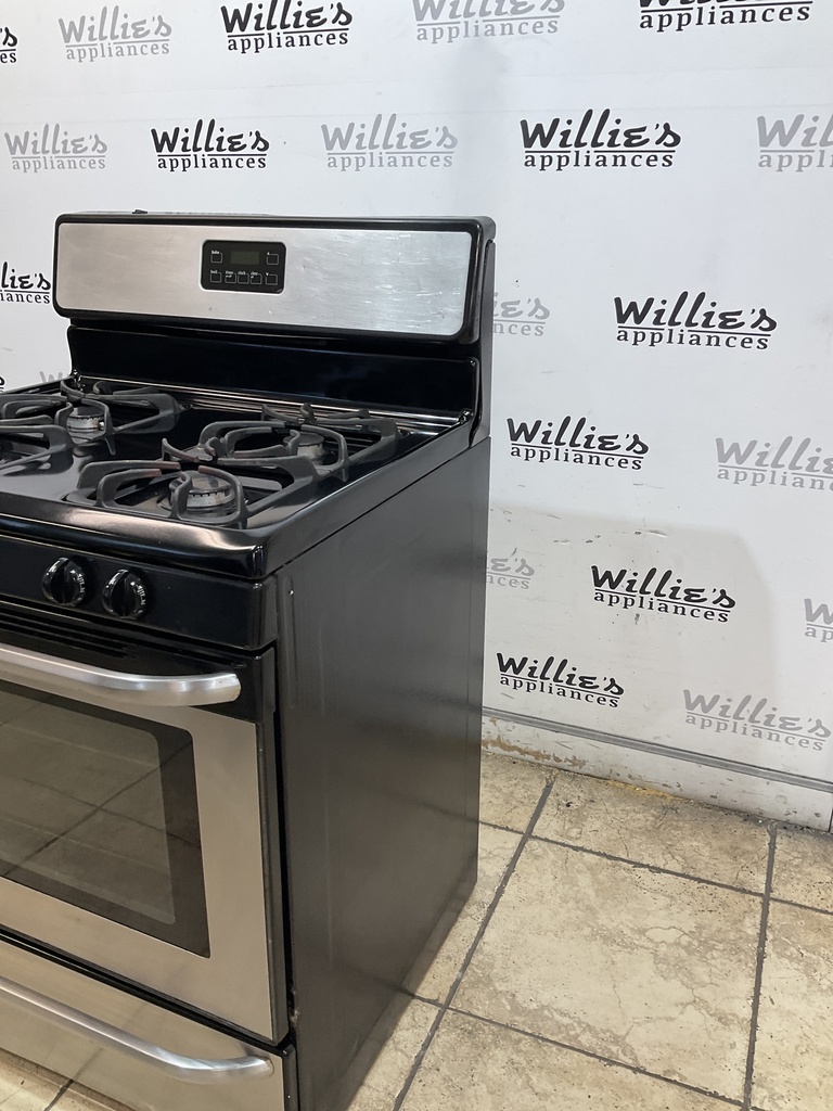 Frigidaire Used Natural Gas Stove 30inches (Stainless Steel) 