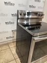 Samsung Used Electric Stove 220volts (40/50 AMP) 30inches {no cord} (Stainless steel) 