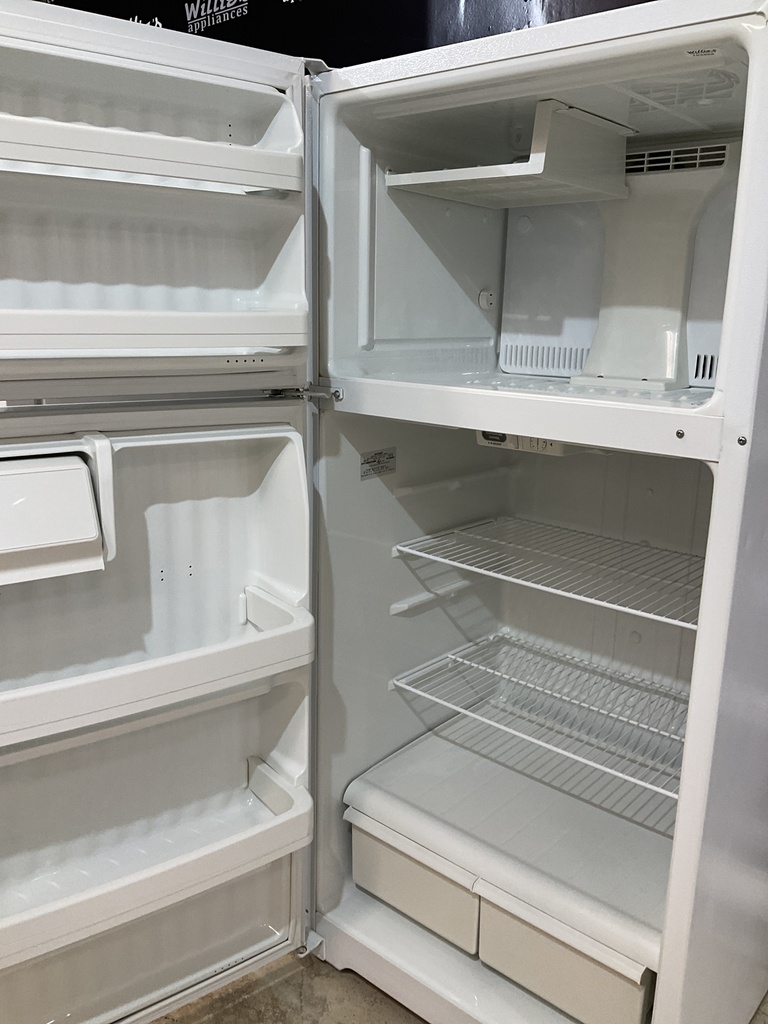 Hotpoint Used Refrigerator Top and Bottom 28x61 1/2” (White) 