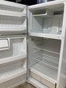 Hotpoint Used Refrigerator Top and Bottom 28x61 1/2” (White) 