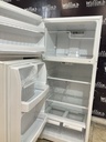 Ge Used Refrigerator Top and Bottom 28x64 1/2” (White) 