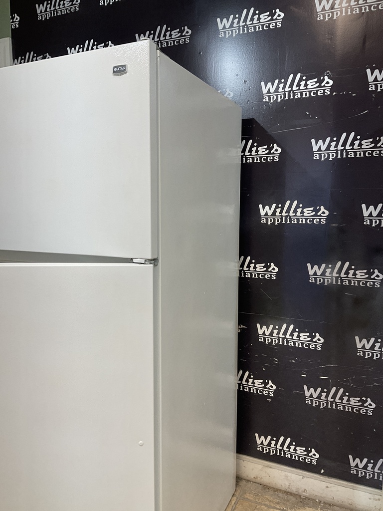 Maytag Used Refrigerator Top and Bottom 33x66 (White) 