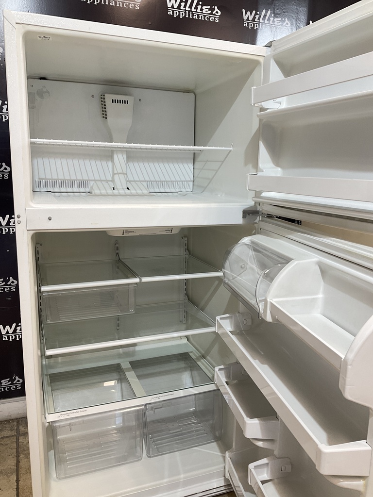 Maytag Used Refrigerator Top and Bottom 33x66 (White) 