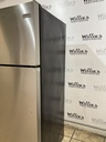 Frigidaire Used Refrigerator Top and Bottom 28 1/2” x 65” (Stainless Steel) 