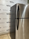 Frigidaire Used Refrigerator Top and Bottom 28 1/2” x 65” (Stainless Steel) 