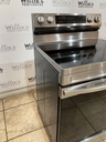 Samsung Used Electric Stove 220volts (40/50 AMP) 30inches {no cord} (Stainless steel) 
