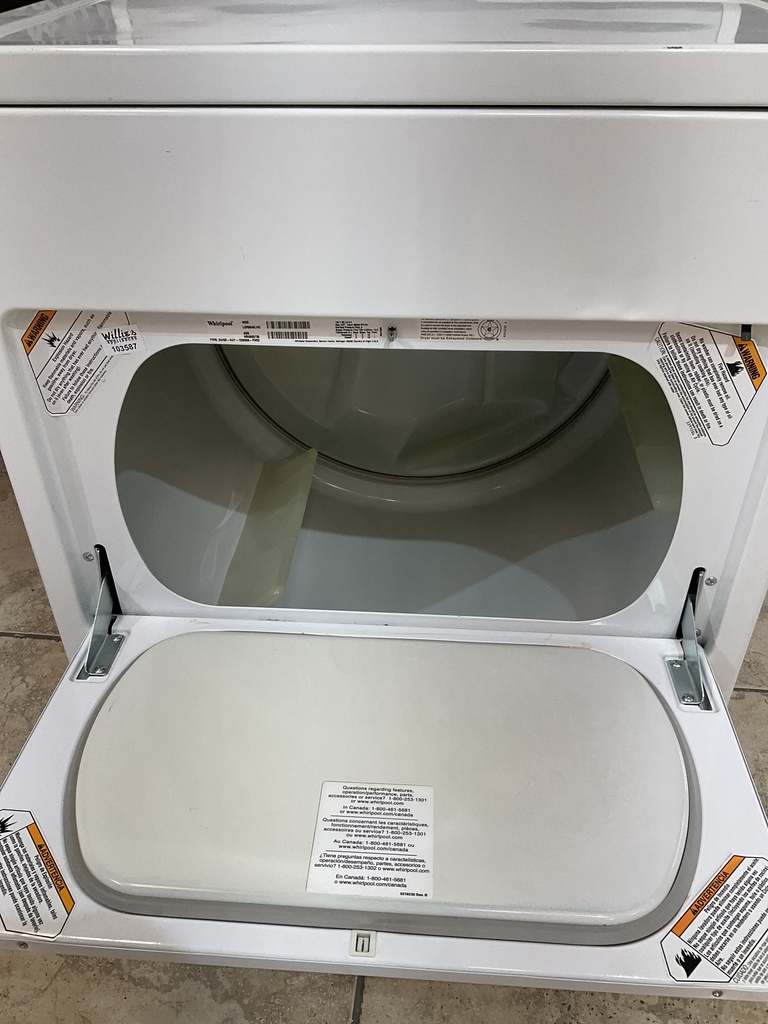 Whirlpool Used Natural Gas Dryer 29inches (White) 