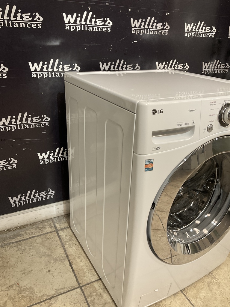 Lg Used Washer front-load 27inches (White) 