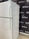 Ge Used Refrigerator Top and Bottom 28x61 1/2” (White) 