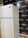 Frigidaire Used Refrigerator Top and Bottom 30x65 1/2” (White) 