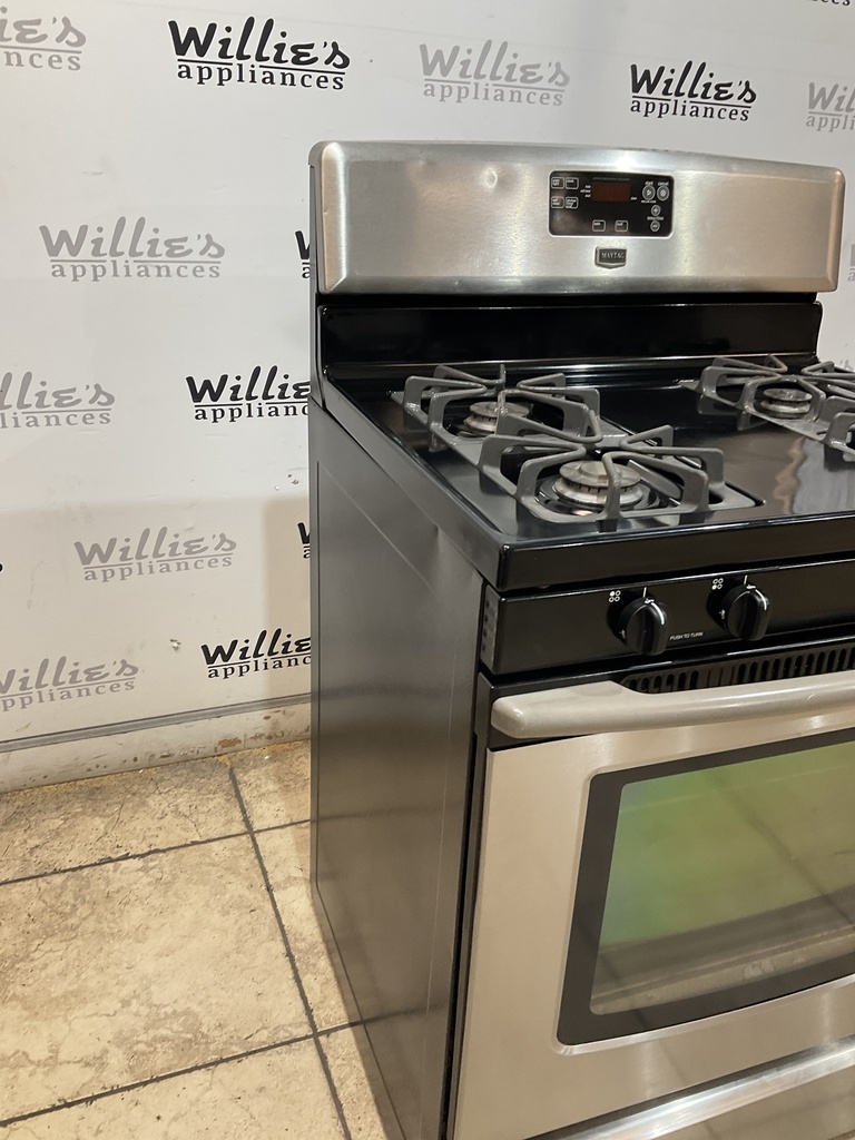 Maytag Used Natural Gas Stove 30inches (Stainless Steel) 
