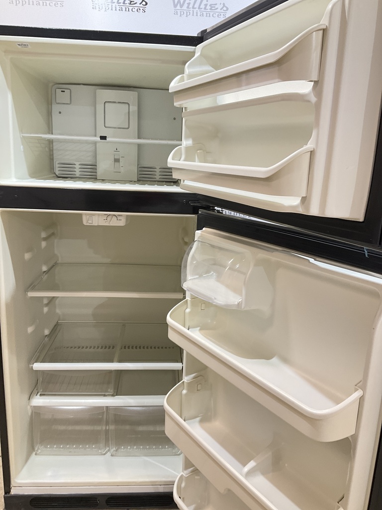 Frigidaire Used Refrigerator Top and Bottom 28 1/2” x 65” (Stainless Steel) 