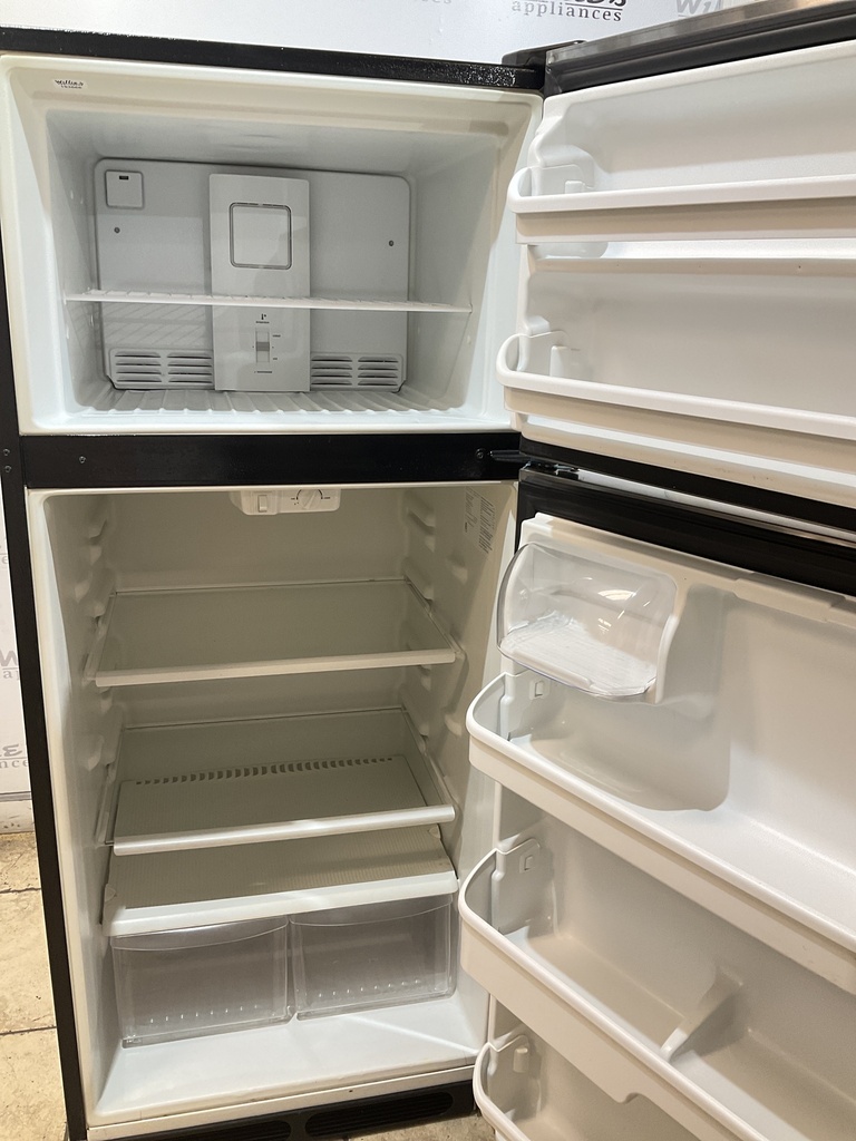 Frigidaire Used Refrigerator Top and Bottom 281/2” x 65” (Stainless Steel) 
