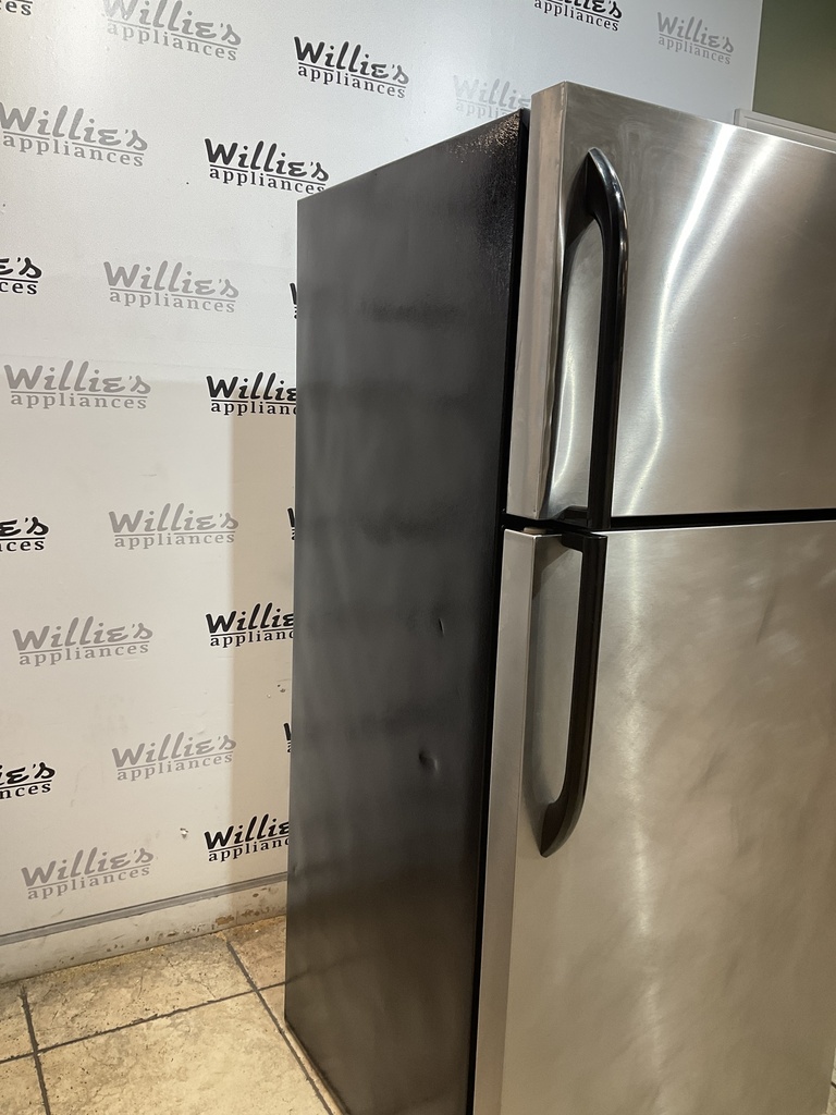 Frigidaire Used Refrigerator Top and Bottom 281/2” x 65” (Stainless Steel) 