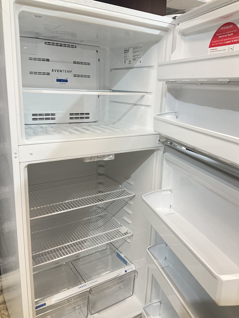 Frigidaire Used Refrigerator Top and Bottom 30x66 (White) 
